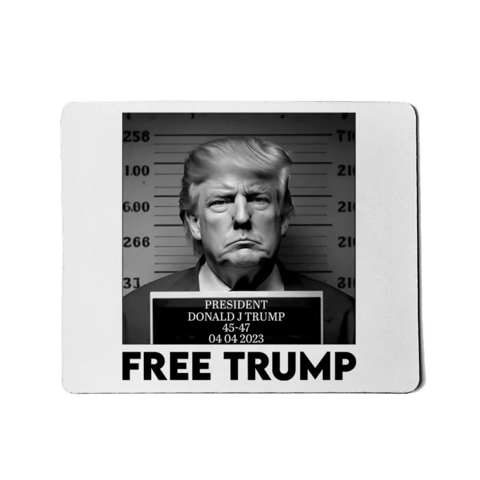 Trump Mug Shot, Trump Not Guilty Pro Trump Supporter Mousepad