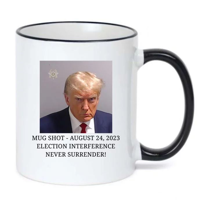 Trump Mug Shot Donald J Trump Mugshot Black Color Changing Mug