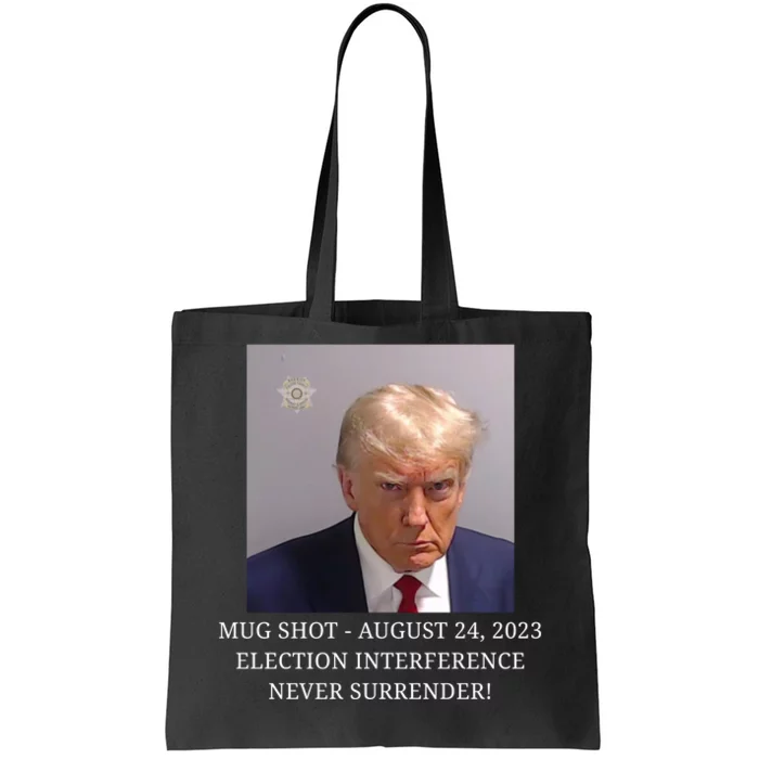 Trump Mug Shot Donald J Trump Mugshot Tote Bag