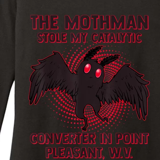 The Mothman Stole My Catalytic Converter In Point Womens CVC Long Sleeve Shirt