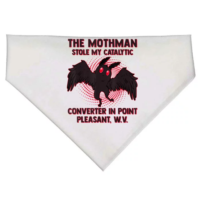 The Mothman Stole My Catalytic Converter In Point USA-Made Doggie Bandana