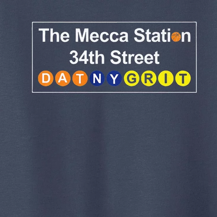 The Mecca Station 34th Street New York Basketball Toddler T-Shirt