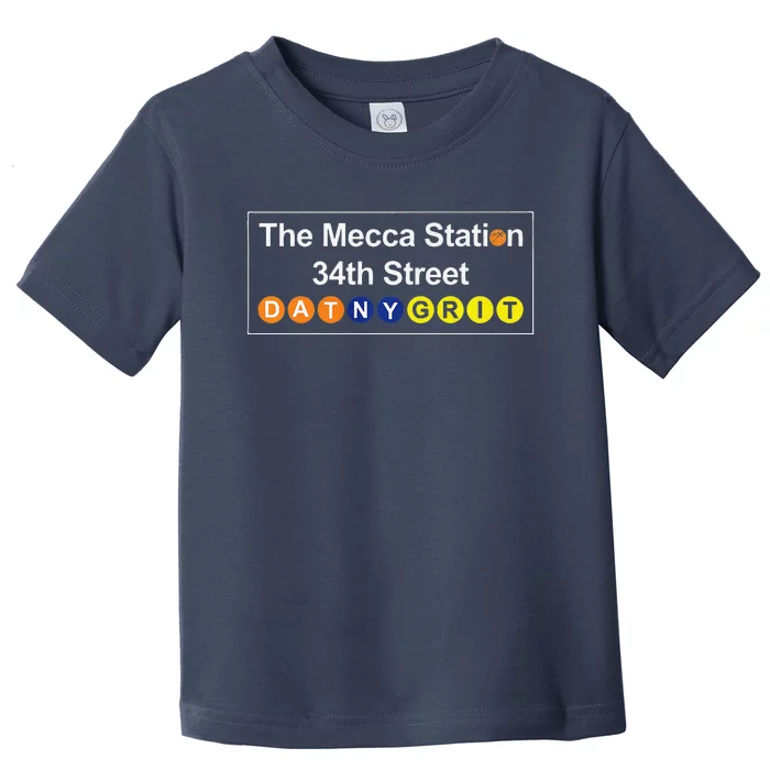 The Mecca Station 34th Street New York Basketball Toddler T-Shirt