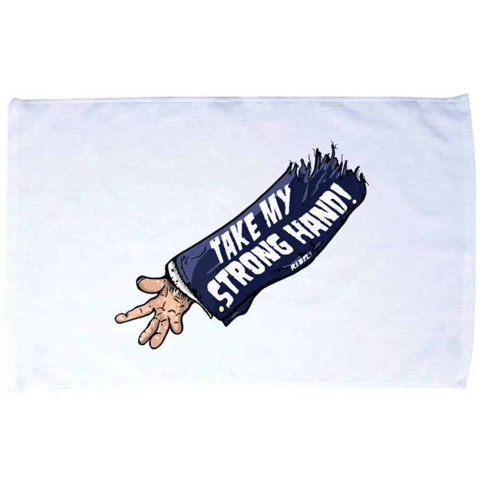 Take My Strong Hand Rebel Microfiber Hand Towel