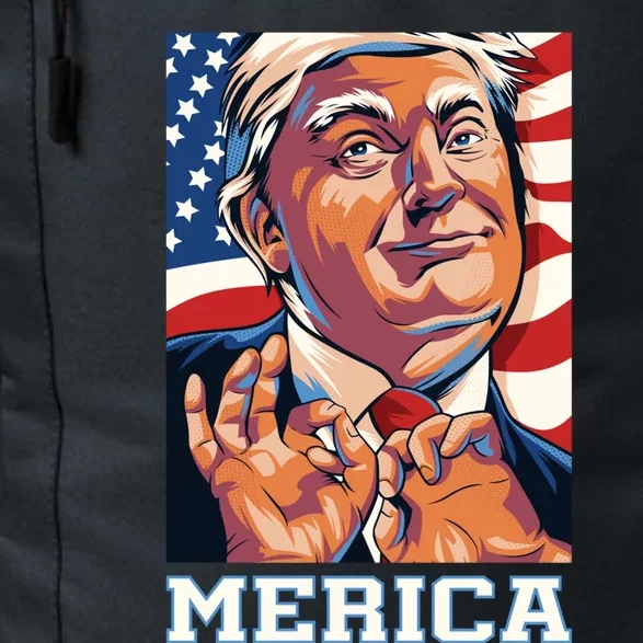 Trump Merica Sarcastic Funny Poster Art Gift Daily Commute Backpack