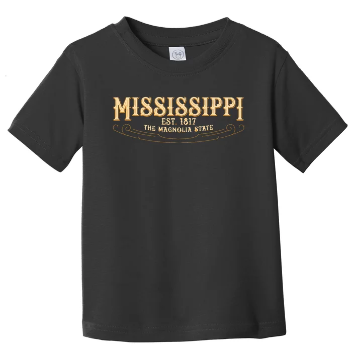 The Magnolia State Mississippi Toddler T-Shirt