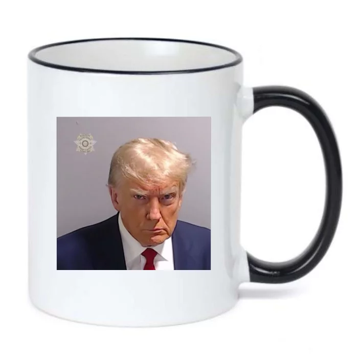 Trump Mug Shot Trump Jail Trump Arrested Black Color Changing Mug