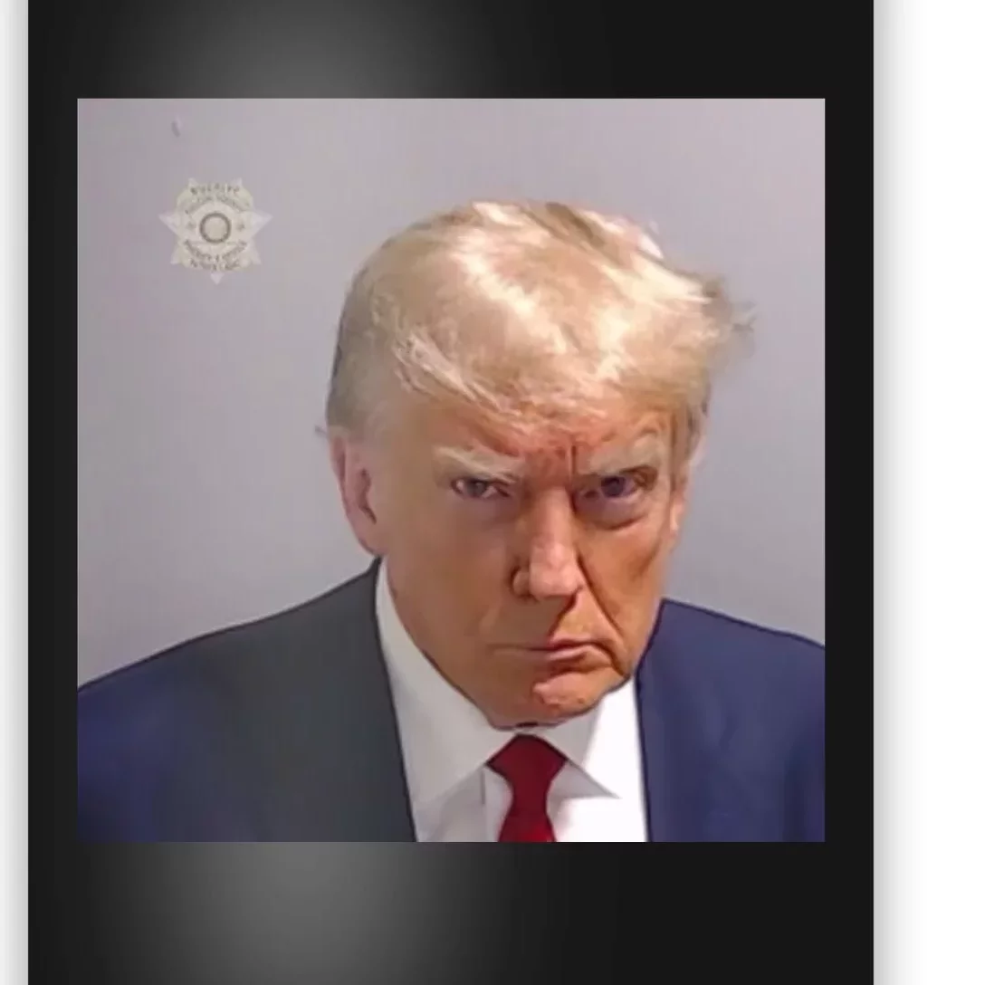 Trump Mug Shot Trump Jail Trump Arrested Poster