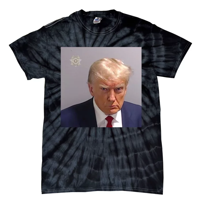 Trump Mug Shot Trump Jail Trump Arrested Tie-Dye T-Shirt