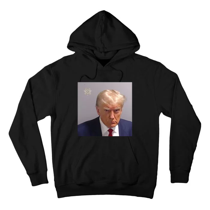 Trump Mug Shot Trump Jail Trump Arrested Tall Hoodie