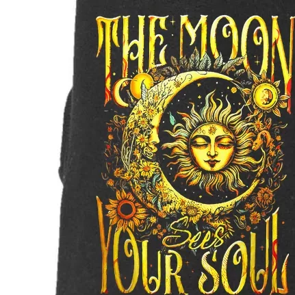 The Moon Sees Your Soul The Moon Sees Your Soul Doggie 3-End Fleece Hoodie