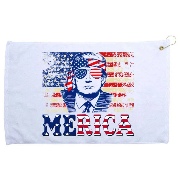 Trump Merica Shirts Fourth 4th Of July Trump Grommeted Golf Towel