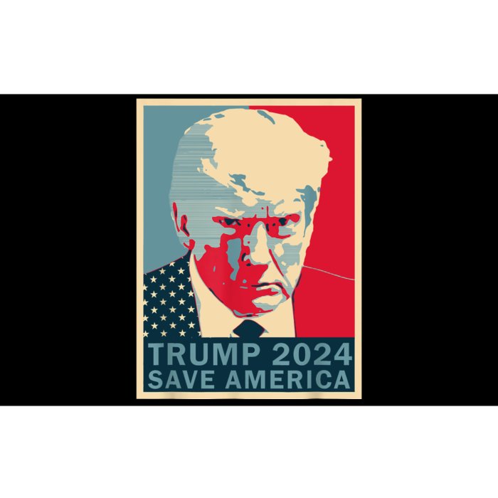 Trump Mug Shot 2024 Save America Trump Bumper Sticker