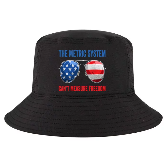 The Metric System Can’t Measure Freedom 4th Of July Cool Comfort Performance Bucket Hat