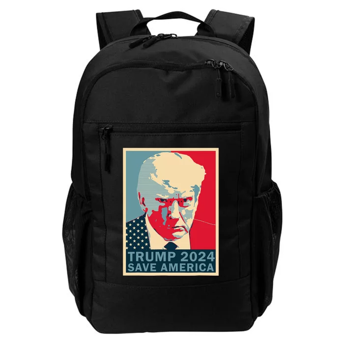 Trump Mug Shot 2024 Save America Trump Daily Commute Backpack