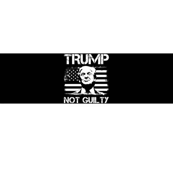 Trump Mug Shot, Trump Not Guilty Pro Trump Supporter Bumper Sticker