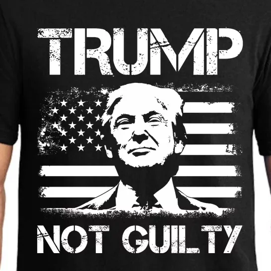 Trump Mug Shot, Trump Not Guilty Pro Trump Supporter Pajama Set