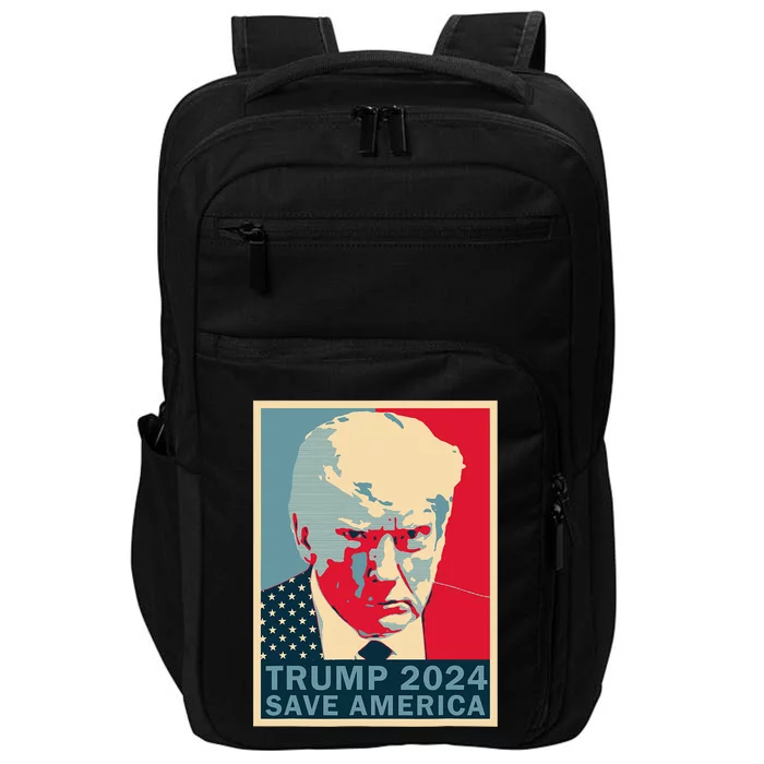 Trump Mug Shot 2024 Save America Trump Impact Tech Backpack