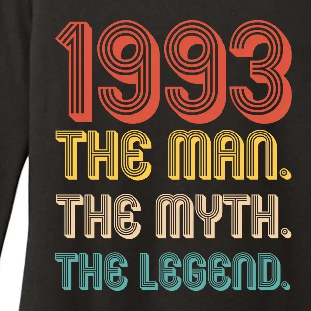 The Man The Myth The Legend 1993 30th Birthday Womens CVC Long Sleeve Shirt