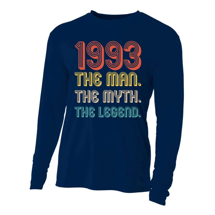 The Man The Myth The Legend 1993 30th Birthday Cooling Performance Long Sleeve Crew