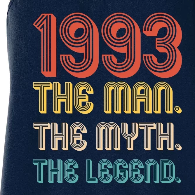 The Man The Myth The Legend 1993 30th Birthday Women's Racerback Tank