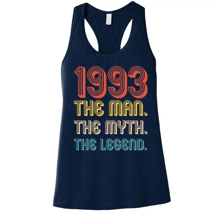 The Man The Myth The Legend 1993 30th Birthday Women's Racerback Tank