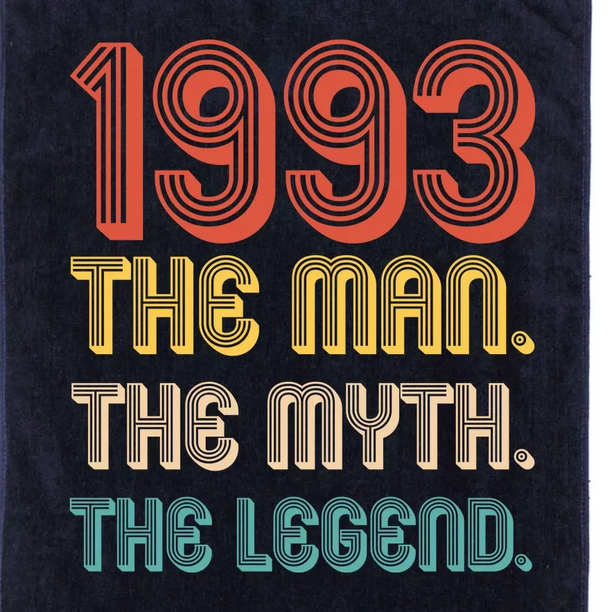 The Man The Myth The Legend 1993 30th Birthday Platinum Collection Golf Towel