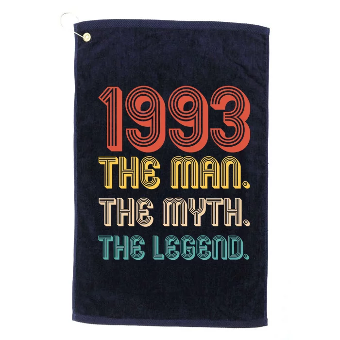 The Man The Myth The Legend 1993 30th Birthday Platinum Collection Golf Towel