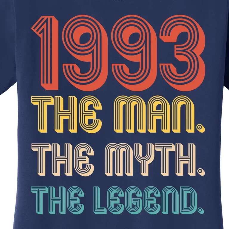 The Man The Myth The Legend 1993 30th Birthday Women's T-Shirt