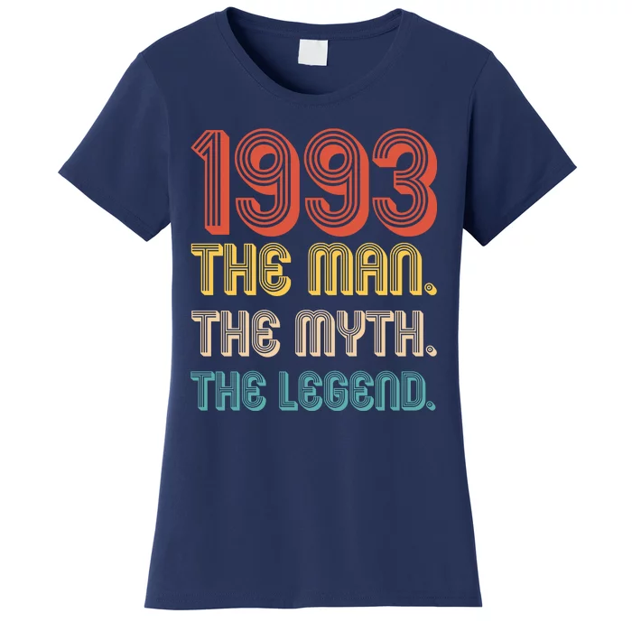 The Man The Myth The Legend 1993 30th Birthday Women's T-Shirt