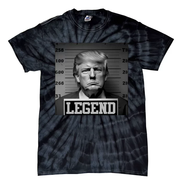 Trump Mugshot, Trump Mug Shot Tie-Dye T-Shirt