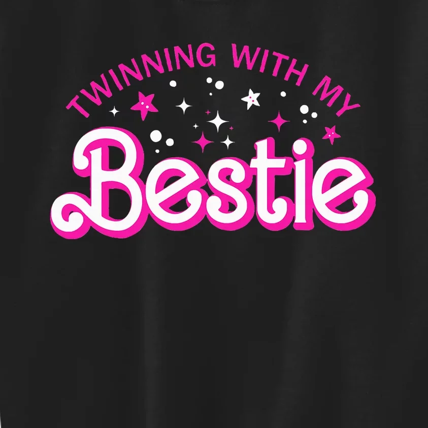 Twin Matching Twins Day Friend Twinning With My Bestie Kids Sweatshirt