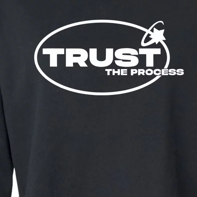 Tallulah Metcalfe Trust The Process Cropped Pullover Crew