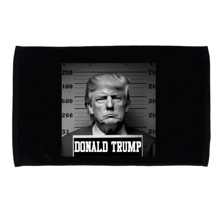 Trump Mugshot, Trump Mug Shot Microfiber Hand Towel