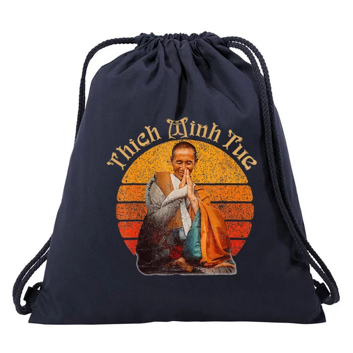 Thich Minh Tue Vintage Drawstring Bag