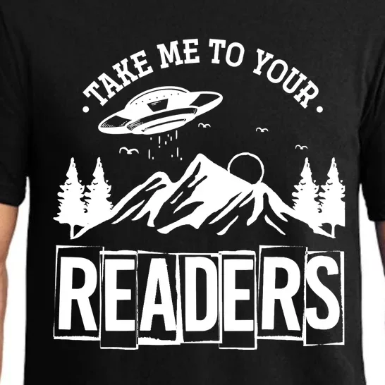 Take Me To Your Readers Bookworm Librarian Gift Reading Pajama Set