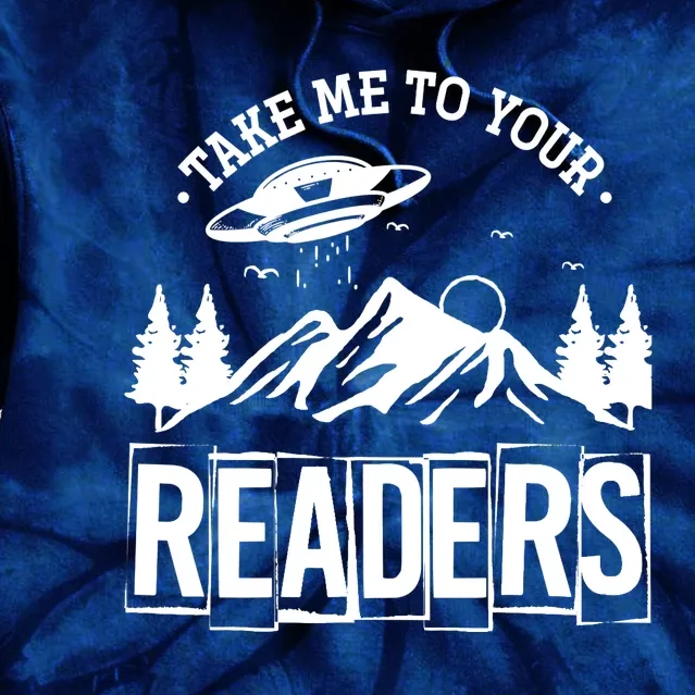 Take Me To Your Readers Bookworm Librarian Gift Reading Tie Dye Hoodie