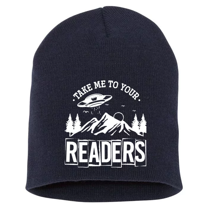 Take Me To Your Readers Bookworm Librarian Gift Reading Short Acrylic Beanie