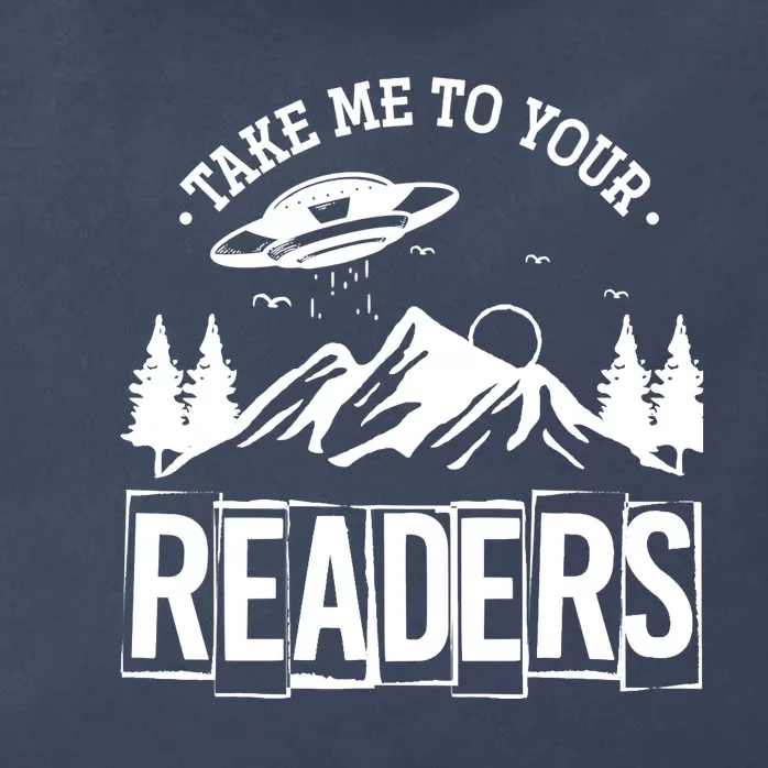 Take Me To Your Readers Bookworm Librarian Gift Reading Zip Tote Bag