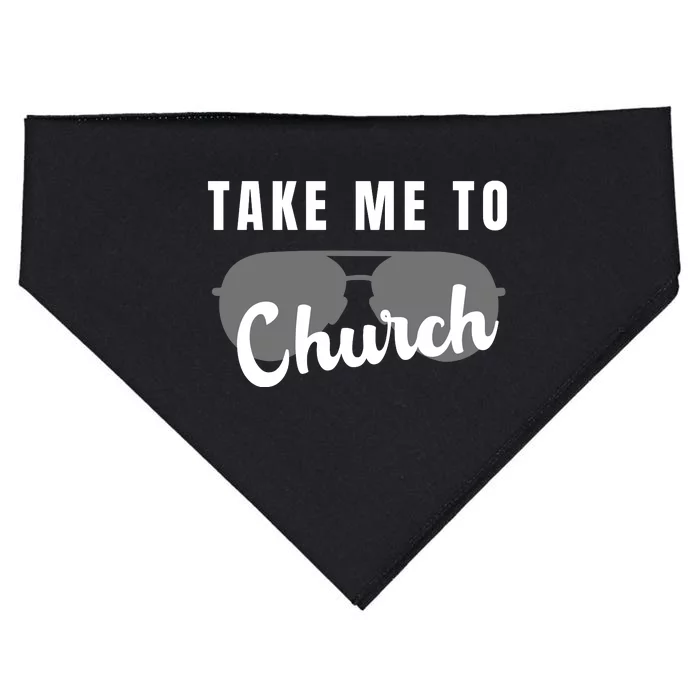 Take Me To Church USA-Made Doggie Bandana