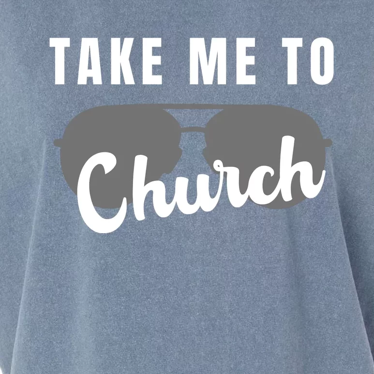 Take Me To Church Garment-Dyed Women's Muscle Tee