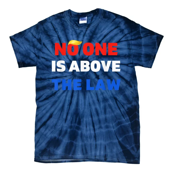 Trump Mugshot Tee, Trump 2024 Prison,NO ONE IS ABOVE THE LAW Tie-Dye T-Shirt