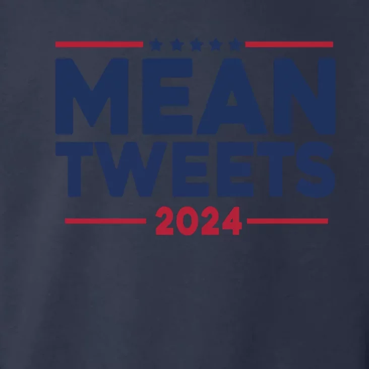 Trump Mean Tweets Vote 2024 Toddler Hoodie