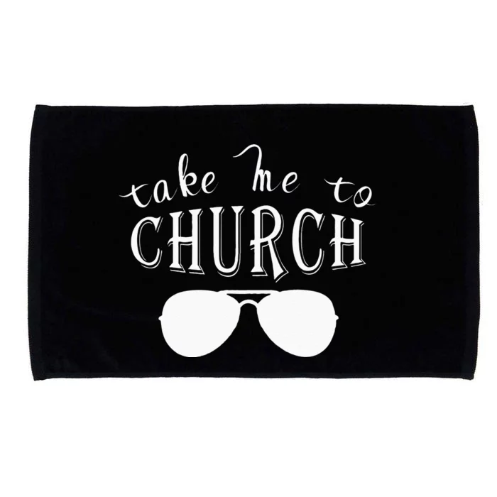 Take Me To The Church Christian Country Concert Microfiber Hand Towel