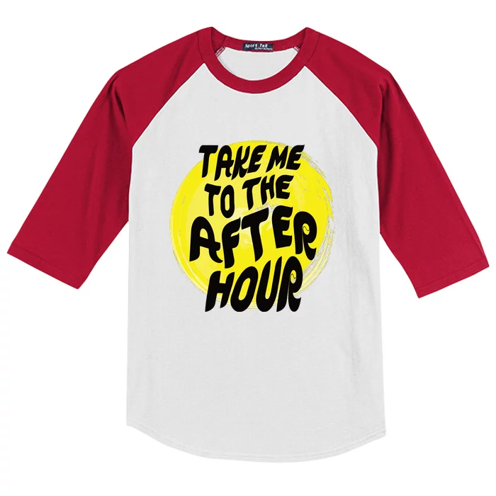 Take Me To The After Hour Kids Colorblock Raglan Jersey