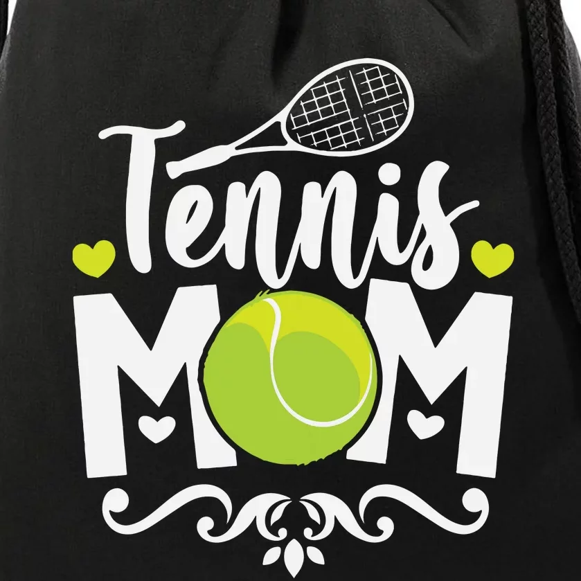 Tennis Mom Drawstring Bag