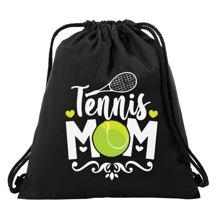 Tennis Mom Drawstring Bag