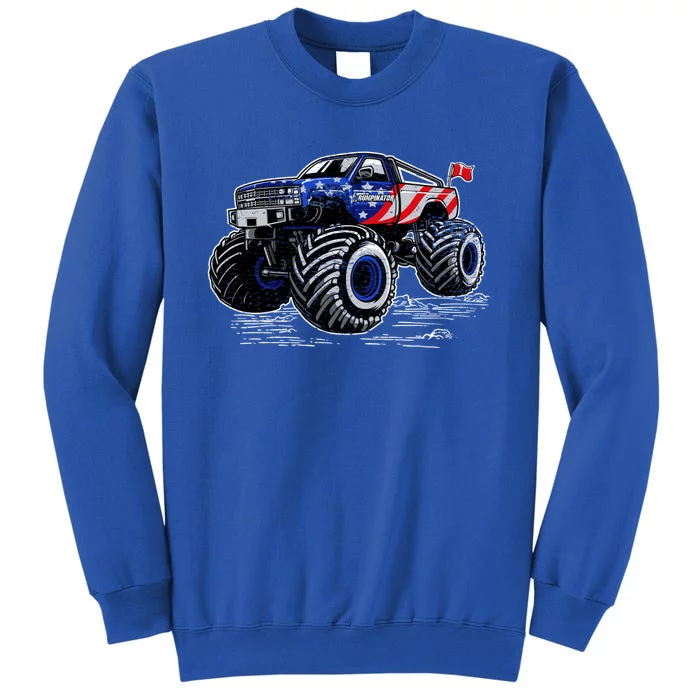 Trumpinator Monster Truck Gift Sweatshirt