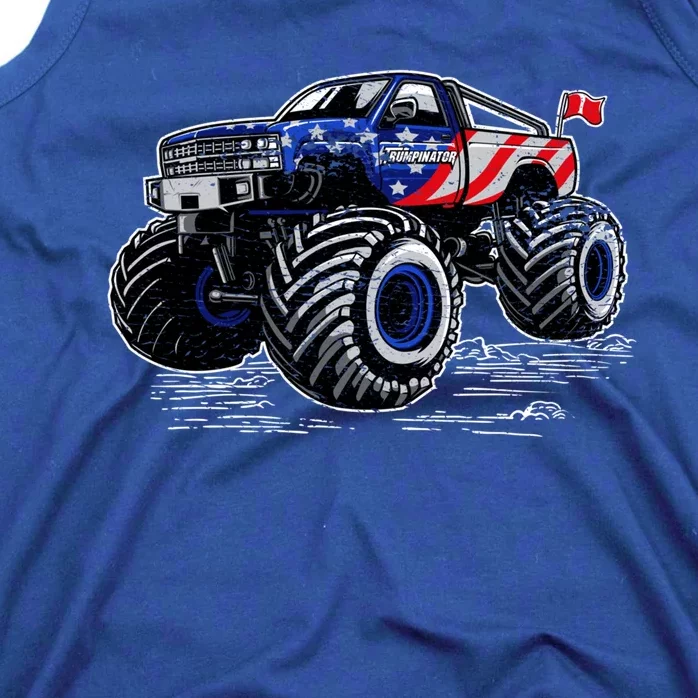 Trumpinator Monster Truck Gift Tank Top