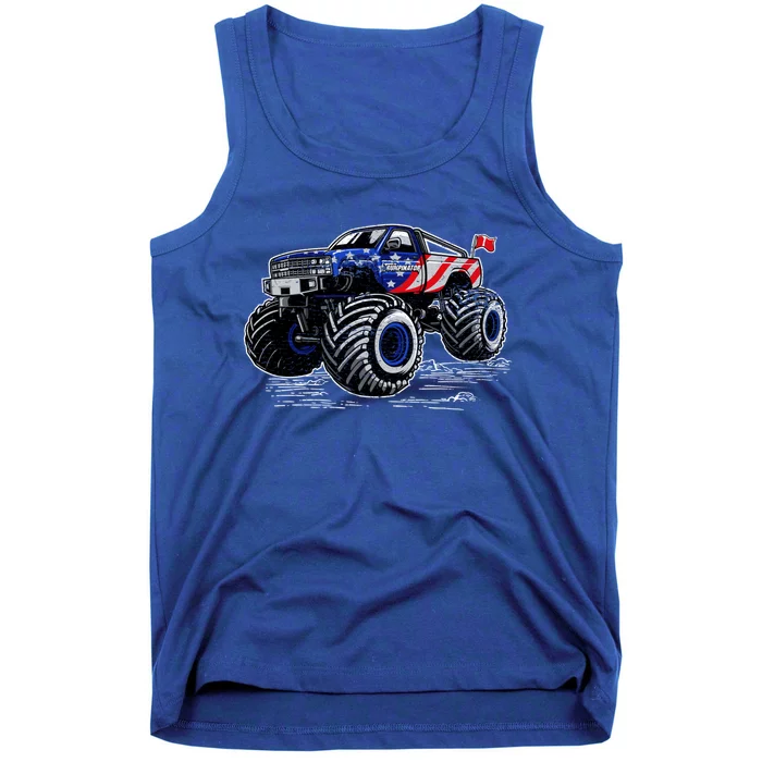 Trumpinator Monster Truck Gift Tank Top